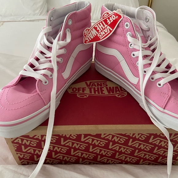 Vans Pink High-Top Sneakers - Picture 6 of 8